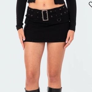Edited Black mini skirt